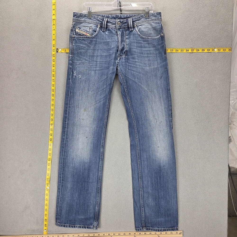 Diesel Jeans Mens 31x32 Blue‎ Larkee Regular Straight Button Fly 008XR